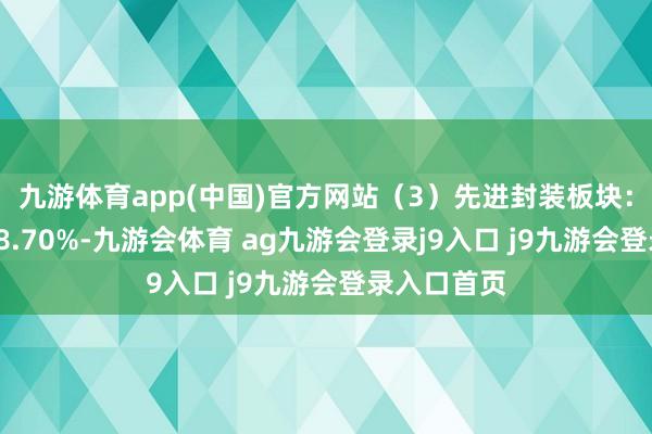 九游体育app(中国)官方网站（3）先进封装板块：甬矽电子+8.70%-九游会体育 ag九游会登录j9入口 j9九游会登录入口首页